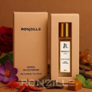 Ronzille Luxe Oud Éclair Eau de Parfum | Long-Lasting Fragrance for Women | 20ml