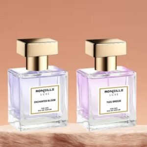 Ronzille Luxe Eau de Parfum Combo | Pack of 2 × 30ml | Enchanted Bloom & Yuzu Breeze | Long-Lasting Floral Fragrance for Women