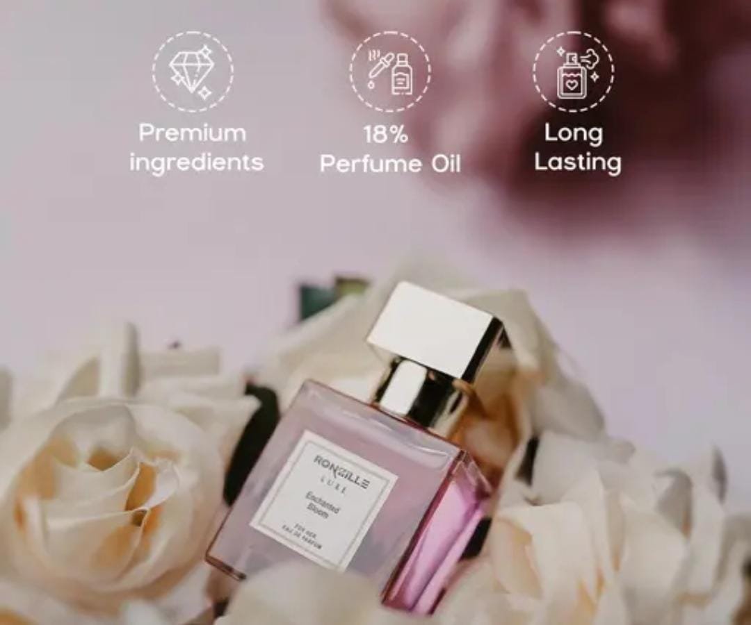 Ronzille Luxe Eau de Parfum | Enchanted Bloom | Floral Fragrance for Women | 30ml | Long-Lasting - Image 2