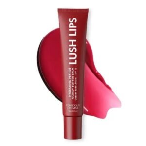 Conscious Chemist Peptide Lip Balm SPF 15 | Cherry Bubblegum | 24hr Hydration & Moisturizing | For Dark & Pigmented Lips | Sun Protection & Barrier Repair | 15g | Red