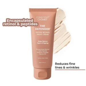 Conscious Chemist Retinol Night Cream | Pro-Collagen Anti-Aging Cream | For Men & Women | Reduces Fine Lines & Wrinkles | 50g