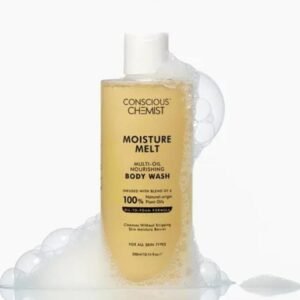Conscious Chemist Multi-Oil Body Wash | Moisturizing Shower Gel | Hydrates Dry Skin, Enhances Glow & Softness | Gentle Formula | For Men & Women | All Skin Types | 300ml