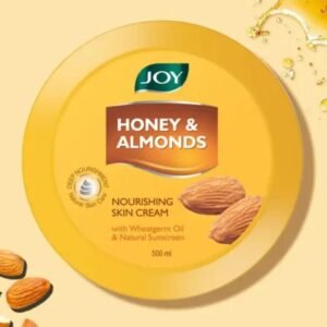 Joy Honey & Almonds Nourishing Skin Cream | With Wheatgerm Oil & Natural Sunscreen | Deep Moisture & Glow | 500ml