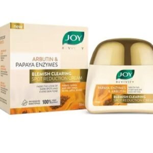 Joy Papaya Enzymes & Arbutin Blemish Clearing Spot Reduction Cream | For Clear & Even Skin | 50ml