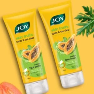 Joy Skin Fruits Spots & Tan Clear Papaya Face Wash | Clears Dark Spots & Reveals Glowing Skin | For All Skin Types | 100ml × 2 Pack
