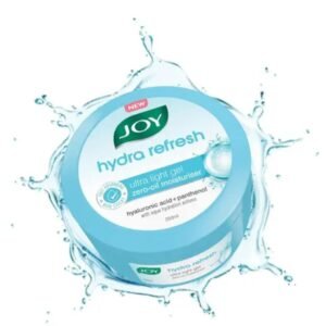 Joy Hydra Refresh Ultra Light Gel Zero Oil Moisturiser | With Hyaluronic Acid + Panthenol & Aqua Hydration Actives | 250ml | Fast Absorbing & Non-Sticky