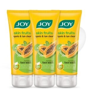Joy Skin Fruits Spot & Tan Clear Papaya Face Wash | Removes Spots & Clears Tan | 100ml × 3 Pack