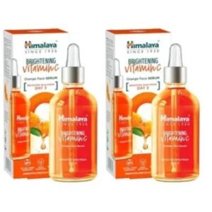 Himalaya Brightening Vitamin C Orange Face Serum | With Vitamin C, Orange & Vitamin E | 30ml × 2 Pack