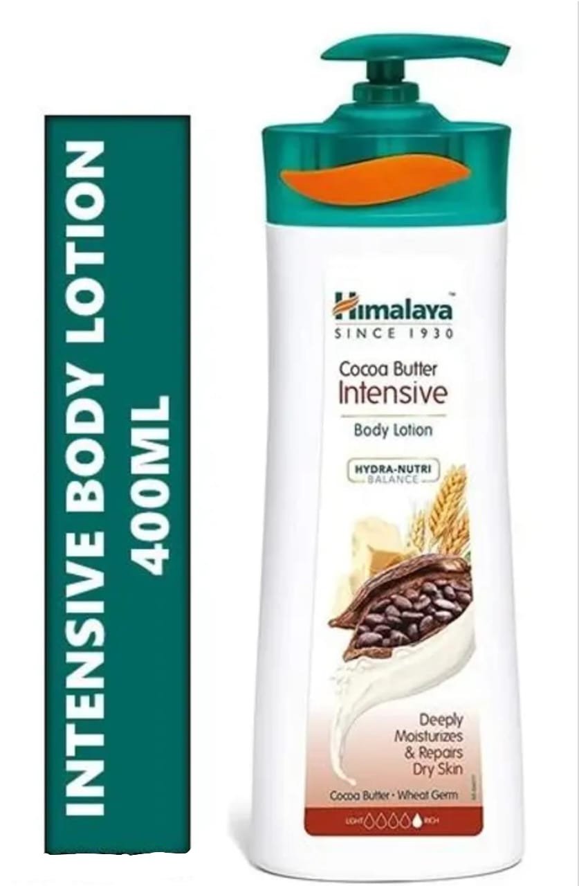 Himalaya Cocoa Butter Intensive Body Lotion | Deep Nourishment & Moisture Lock | 400ml