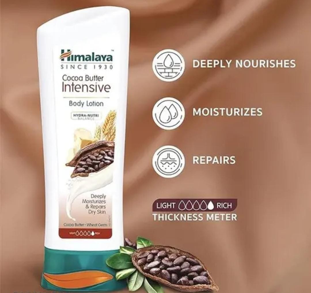 Himalaya Cocoa Butter Intensive Body Lotion | Deep Nourishment & Moisture Lock | 400ml - Image 3