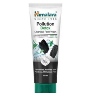 Himalaya Pollution Detox Charcoal Face Wash | Deep Cleanse & Skin Purification | 100ml