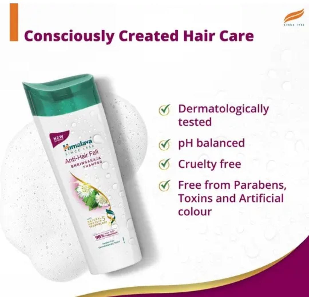 Himalaya Anti-Hair Fall Shampoo | Strengthens Roots & Reduces Breakage | 340ml × 2 Pack - Image 2