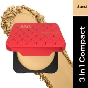 Faces Canada 3-in-1 All Day Hydra Matte Compact Powder | Sand 04 | SPF 15 | 9g