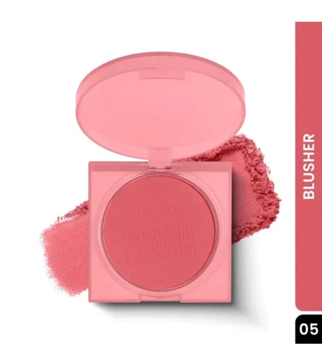 Seven Seas Blusher & Eyeshadow | Carmine | 11.5g | Buildable Coverage, Easy to Blend, Perfect Pigmentation | With Brush - Image 4