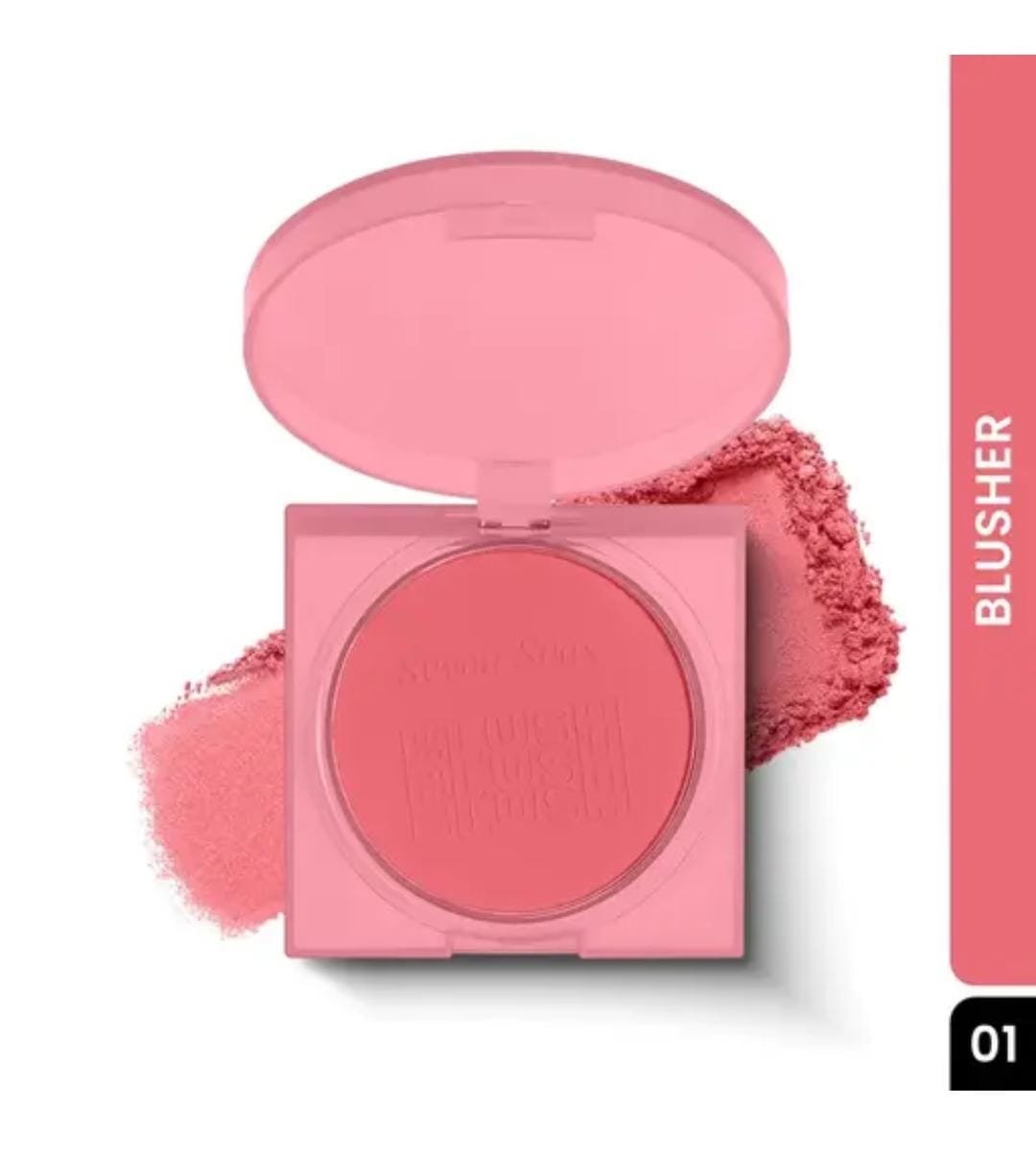 Seven Seas Blusher & Eyeshadow | Peachy Rose | 11.5g | Buildable Coverage, Easy to Blend, Perfect Pigmentation | With Brush - Image 4