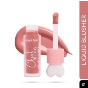 Seven Seas Cheek Bloom Liquid Blusher & Lip Gloss | Copper Cheeks | 5g | Dual-Use Tint