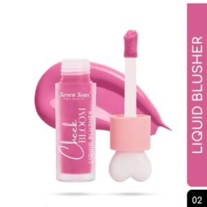 Seven Seas Cheek Bloom Liquid Blusher & Lip Gloss | Chic Pink | 5g | Dual-Use Tint