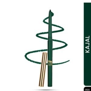 Red4 Ultimate Eco Stay Kajal | Dark Green | 2x Intense | Waterproof, Smudge-Proof, Non-Transferable | Lasts up to 24 Hours