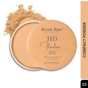 Seven Seas HD Flawless Compact Powder | Shade 03 | SPF 20 | Perfect Coverage | Soft Texture