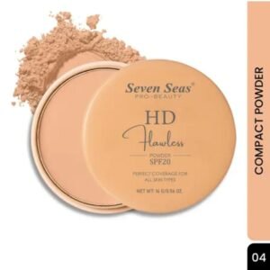 Seven Seas HD Flawless Compact Powder | Shade 04 | SPF 20 | Perfect Coverage | Soft Texture