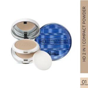 Glam21 2-in-1 HD Compact Powder | Fairy Tale | 20g | Oil-Free Formula | Long-Lasting Freshness | 12hrs Stay | Natural Matte Finish