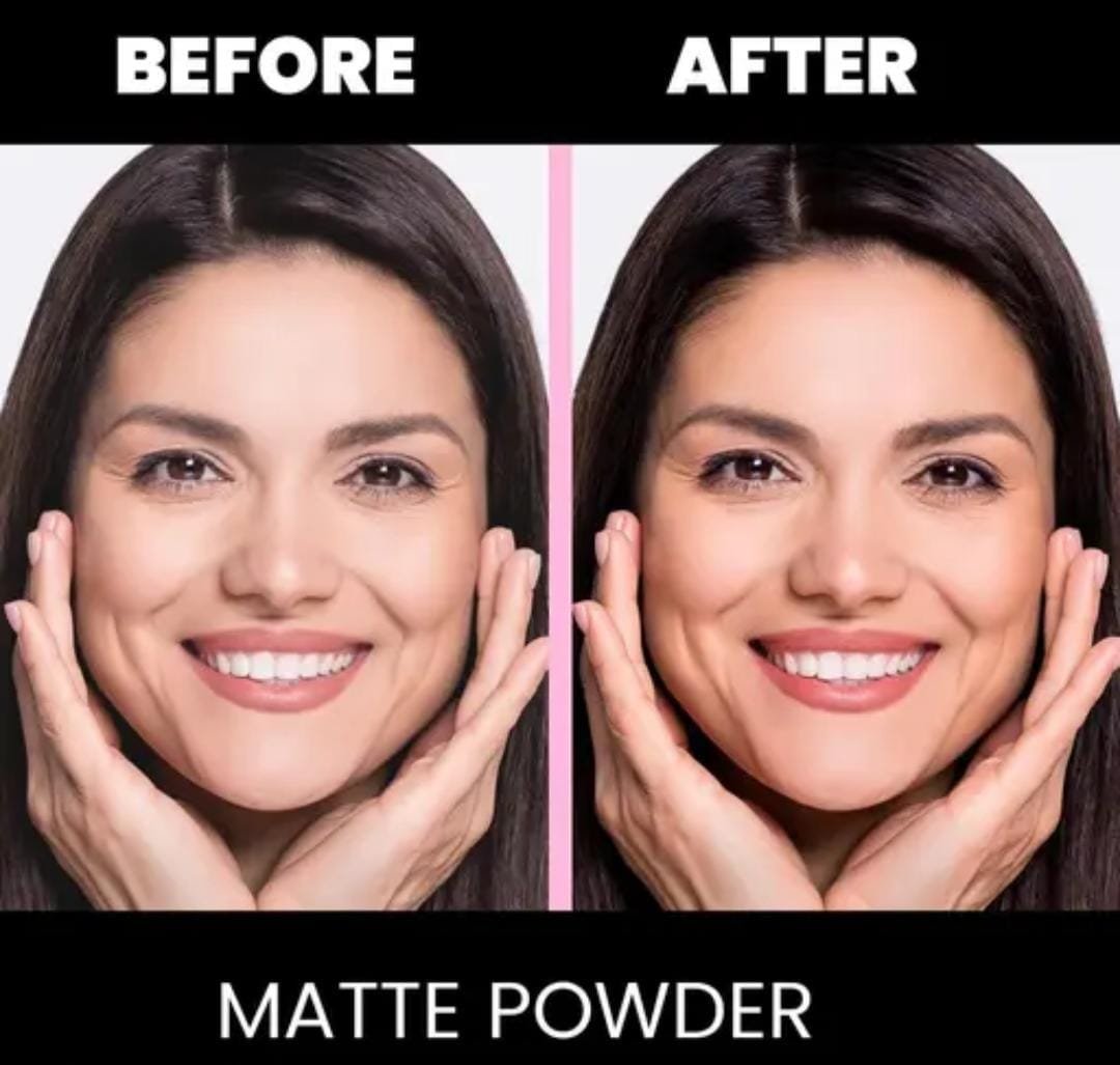 Shryoan All Day Matte 2-in-1 Oil Control Compact Face Powder | Shade 02 | 25g | SPF 15 PA++ | Soft & Silky Texture | Matte Finish - Image 4