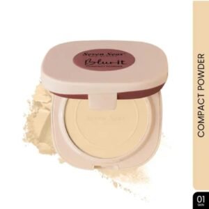 Seven Seas 2-in-1 Blur It Compact Powder | Skin | 14g | Light Soft Focus | Oil Control | Matte Effect