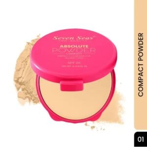 Seven Seas Absolute Compact Powder | Shade 01 | Perfect Coverage | Weightless Texture | Blends Effortlessly | For Women