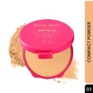 Seven Seas Absolute Compact Powder | Shade 03 | Perfect Coverage | Weightless Texture | Blends Effortlessly | For Women