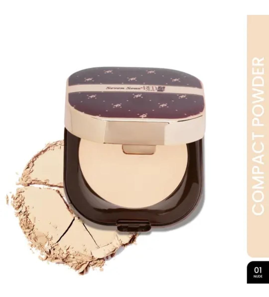 Red4 Stay Weightless Compact Powder | Shade 01 | Oil-Free | Perfect Coverage | For Women