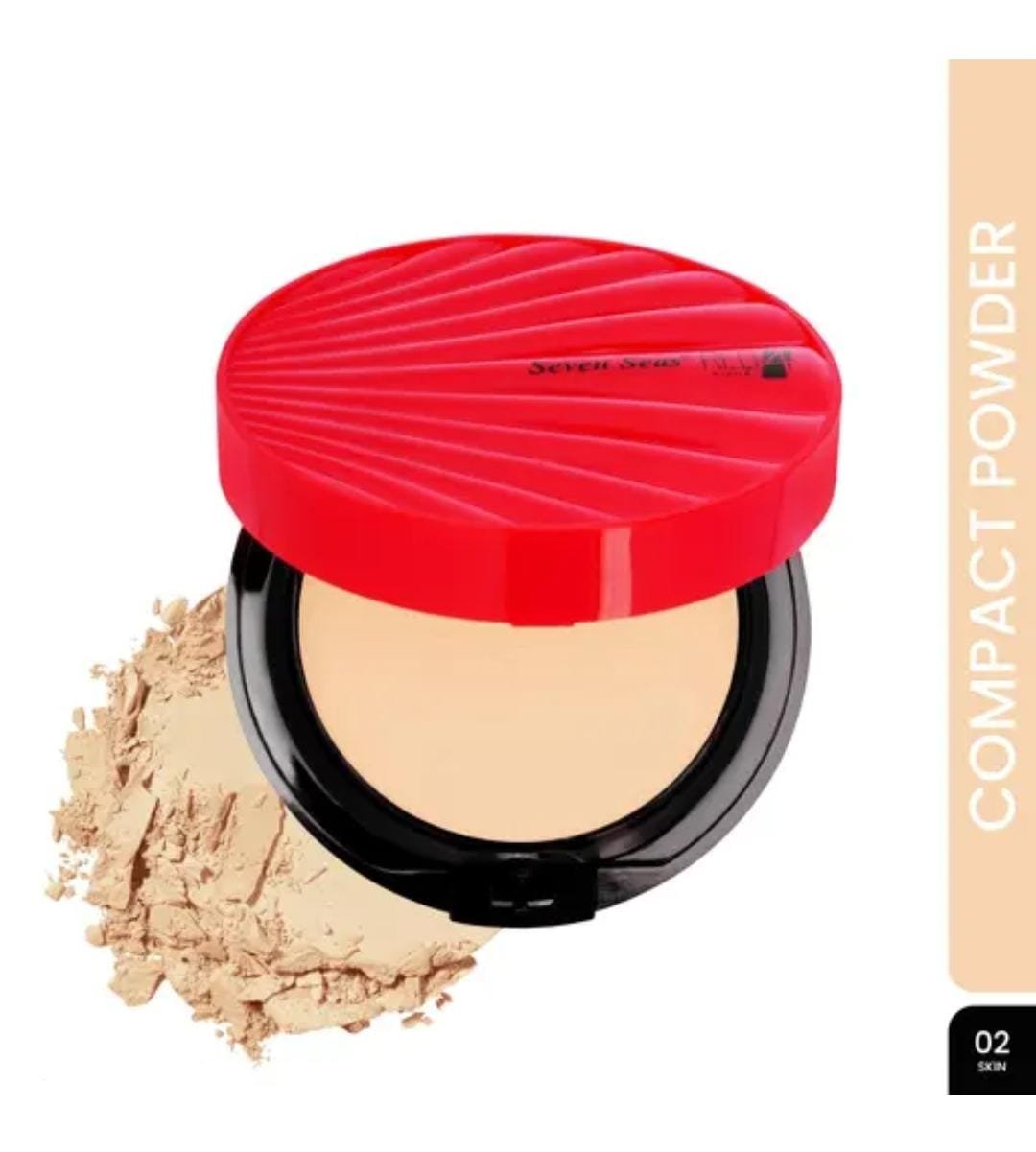 Red4 Soft Line Compact Powder | Shade 02 | Oil-Free | Matte Finish | For Women