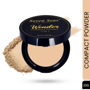 Seven Seas 2-in-1 Wonder Compact Powder | Oil Control | Perfect Coverage | Fresh & Moisturized Skin | 23g